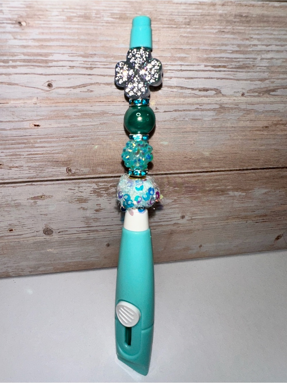 Turquoise Beaded Decorative Box Cutter